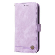 For iPhone 16 Plus Skin Feel Life Tree Leather Phone Case(Purple)