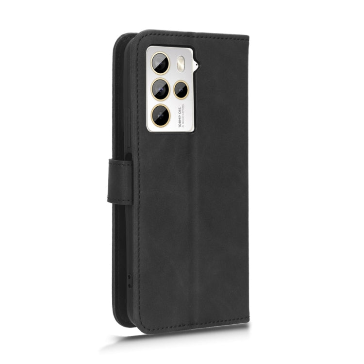 For HTC U23 Pro Skin Feel Magnetic Flip Leather Phone Case(Black)