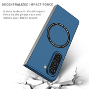 For Samsung Galaxy Z Fold5 Magsafe Magnetic Folding PC Phone Case(Blue)