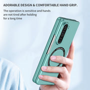 For Samsung Galaxy Z Fold5 Magsafe Magnetic Folding PC Phone Case(Light Blue)