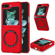 For Samsung Galaxy Z Flip5 5G Magsafe Magnetic Folding PC Phone Case(Red) - Galaxy Z Flip5 Cases by PMC TechLife | Online Shopping South Africa | PMC TechLife