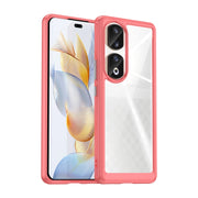 For Honor 80 Pro Colorful Series Acrylic Hybrid TPU Phone Case(Red)