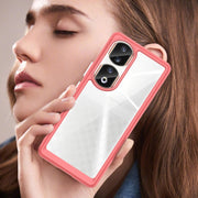 For Honor 80 Pro Colorful Series Acrylic Hybrid TPU Phone Case(Red)