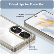For Honor 80 Pro Colorful Series Acrylic Hybrid TPU Phone Case(Transparent Grey)
