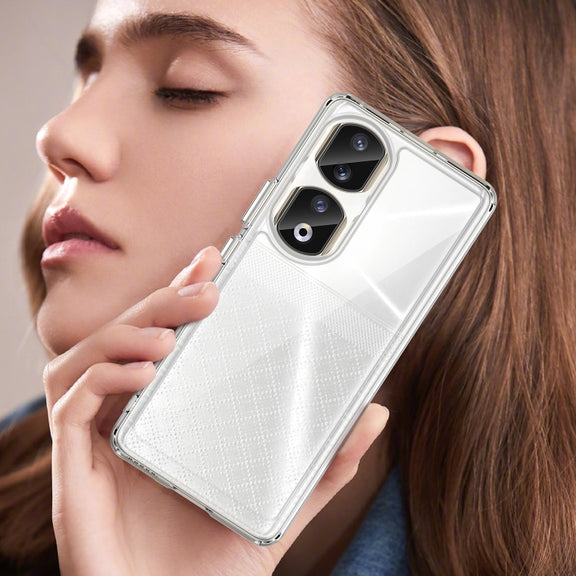 For Honor 80 Pro Colorful Series Acrylic Hybrid TPU Phone Case(Transparent)