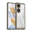 For Honor 80 Colorful Series Acrylic Hybrid TPU Phone Case(Transparent Grey) - Honor Cases by PMC TechLife | Online Shopping South Africa | PMC TechLife | Buy Now Pay Later Mobicred