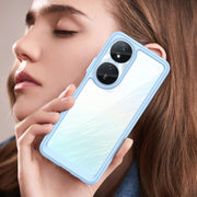 For Honor Play 50 Plus Colorful Series Acrylic Hybrid TPU Phone Case(Blue)
