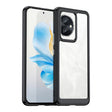 For Honor 100 Colorful Series Acrylic Hybrid TPU Phone Case(Black) - Honor Cases by PMC TechLife | Online Shopping South Africa | PMC TechLife | Buy Now Pay Later Mobicred