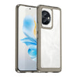 For Honor 100 Colorful Series Acrylic Hybrid TPU Phone Case(Transparent Grey) - Honor Cases by PMC TechLife | Online Shopping South Africa | PMC TechLife | Buy Now Pay Later Mobicred