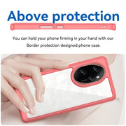 For Honor 100 Pro Colorful Series Acrylic Hybrid TPU Phone Case(Red)