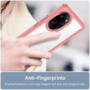 For Honor 100 Pro Colorful Series Acrylic Hybrid TPU Phone Case(Red)