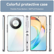For Honor Magic6 Lite 5G Colorful Series Acrylic Hybrid TPU Phone Case(Transparent)