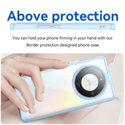 For Honor X9b Colorful Series Acrylic Hybrid TPU Phone Case(Blue)