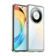 For Honor X50 Colorful Series Acrylic Hybrid TPU Phone Case(Transparent Grey) - Honor Cases by PMC TechLife | Online Shopping South Africa | PMC TechLife | Buy Now Pay Later Mobicred