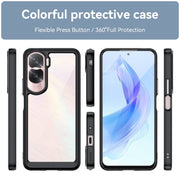 For Nothing Phone 2 Colorful Series Acrylic + TPU Phone Case(Black)