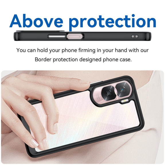 For Nothing Phone 2 Colorful Series Acrylic + TPU Phone Case(Black)