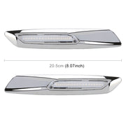 2 PCS Car Fender Light  LED Leaf Board Side DC12V / 1.7W for BMW, Yellow Light, Style:A