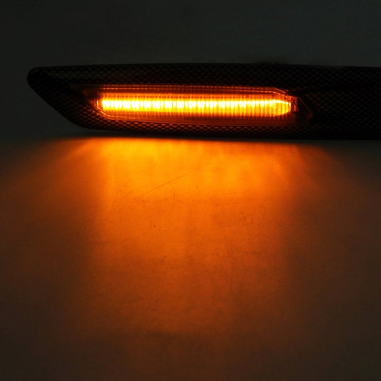 2 PCS Car Fender Light  LED Leaf Board Side DC12V / 1.7W for BMW, Yellow Light, Style:D