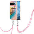 For Google Pixel 9 Pro XL Electroplating IMD TPU Phone Case with Lanyard(Dream Butterfly) - Google Cases by PMC TechLife | Online Shopping South Africa | PMC TechLife | Buy Now Pay Later Mobicred