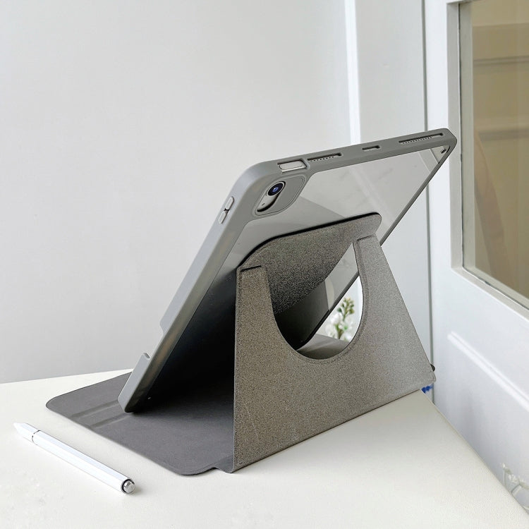 For iPad Air 11 2025 / 2024 / Pro 11 Gradient Glitter Magnetic Split Leather Tablet Case(Black)