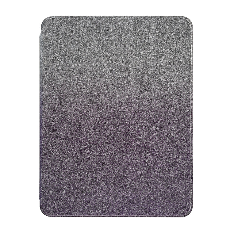 For iPad Air 11 2025 / 2024 / Pro 11 Gradient Glitter Magnetic Split Leather Tablet Case(Purple)