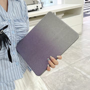 For iPad Air 11 2025 / 2024 / Pro 11 Gradient Glitter Magnetic Split Leather Tablet Case(Purple)
