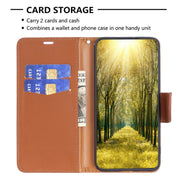For iPhone 16 Plus Litchi Texture Pure Color Flip Leather Phone Case(Brown)