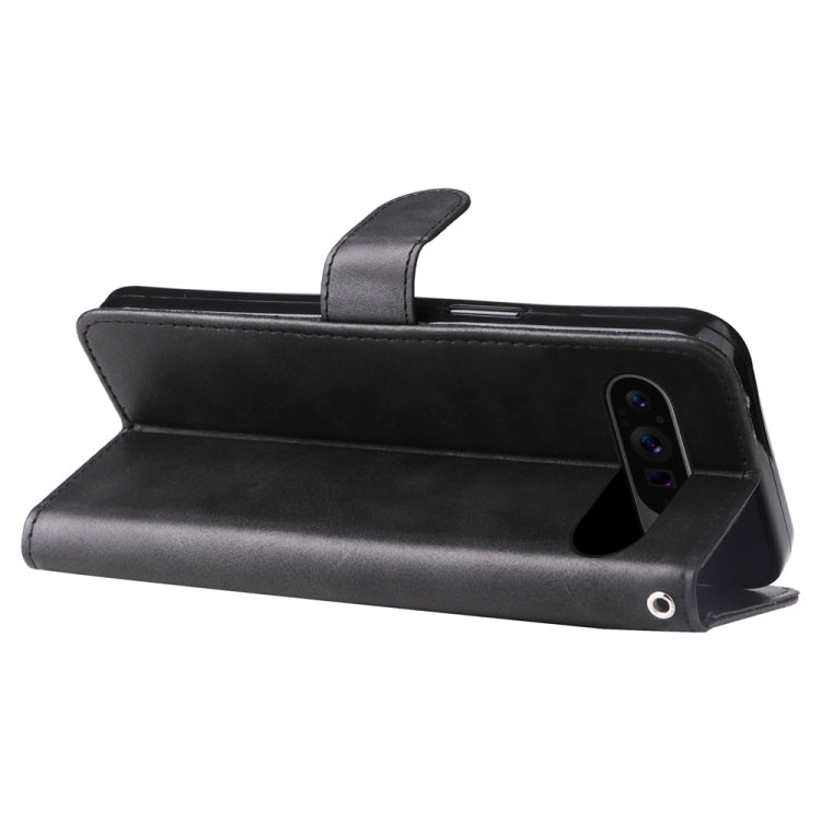 For Google Pixel 9 Pro Fashion Calf Texture Zipper Leather Phone Case(Black)
