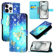 For iPhone 16 Pro Max 3D Painting Horizontal Flip Leather Phone Case(Golden Butterfly) - iPhone 16 Pro Max Cases by PMC TechLife | Online Shopping South Africa | PMC TechLife | Buy Now Pay Later Mobicred