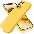For Hisense Infinity H50S 5G Pure Color Liquid Silicone Shockproof Phone Case(Yellow) - More Brand by PMC TechLife | Online Shopping South Africa | PMC TechLife