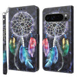 For Google Pixel 9 3D Painted Pattern Leather Phone Case(Colorful Dreamcatcher) - Google Cases by PMC TechLife | Online Shopping South Africa | PMC TechLife | Buy Now Pay Later Mobicred