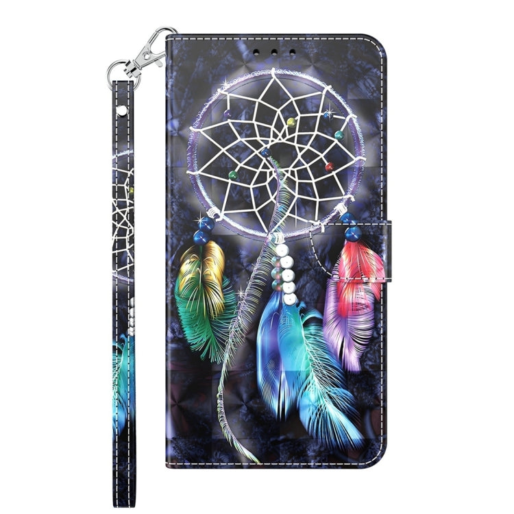 For Google Pixel 9 3D Painted Pattern Leather Phone Case(Colorful Dreamcatcher)