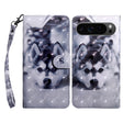 For Google Pixel 9 3D Painted Pattern Leather Phone Case(Husky) - Google Cases by PMC TechLife | Online Shopping South Africa | PMC TechLife | Buy Now Pay Later Mobicred