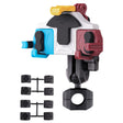 MOTOSLG Crab Motorcycle Phone Clamp Bracket O-Type Rear Mirror Mount(Blue White Red) - free shipping - PMC TechLife - Order now!