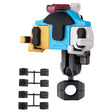 MOTOSLG Crab Motorcycle Phone Clamp Bracket O-Type Rear Mirror Mount(Yellow Blue White) - free shipping - PMC TechLife - Order now!