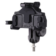 MOTOSLG Crab Motorcycle Phone Clamp Bracket M10 Ballhead Mount with Anti-theft Lock(Black)