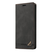 For Xiaomi 13 Pro Skin Feel Anti-theft Brush Horizontal Flip Leather Case with Holder(Black)