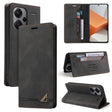 For Xiaomi Redmi Note 13 Pro+ Skin Feel Anti-theft Brush Horizontal Flip Leather Case with Holder(Black) - Note 13 Pro+ Cases by PMC TechLife | Online Shopping South Africa | PMC TechLife | Buy Now Pay Later Mobicred