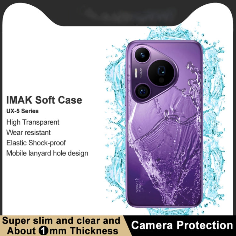 For Huawei Pura 70 Pro/70 Pro+ imak UX-5 Series Transparent Shockproof TPU Protective Case