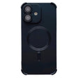 For iPhone 16 Four Corner Shockproof Skin Feel MagSafe Magnetic Phone Case(Black) - iPhone 16 Cases by PMC TechLife | Online Shopping South Africa | PMC TechLife | Buy Now Pay Later Mobicred