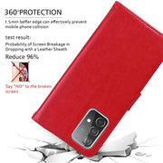 For Xiaomi Redmi Note 13 4G Rose Embossed Flip PU Leather Phone Case(Red)