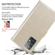 For Xiaomi Redmi A3 Rose Embossed Flip PU Leather Phone Case(Gold)