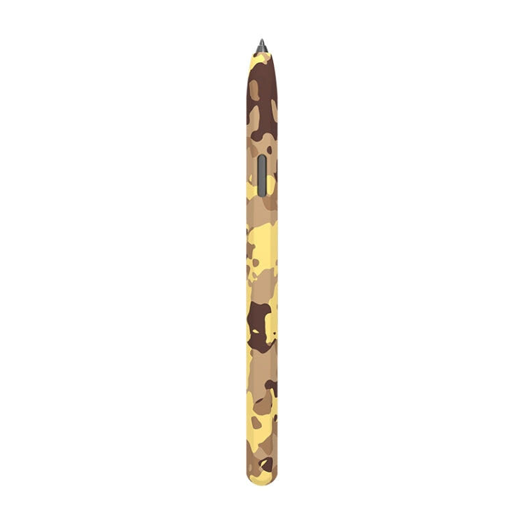 For Samsung Galaxy Tab  S6 Lite LOVE MEI Camouflage Silicone Protective Pen Case(Yellow)