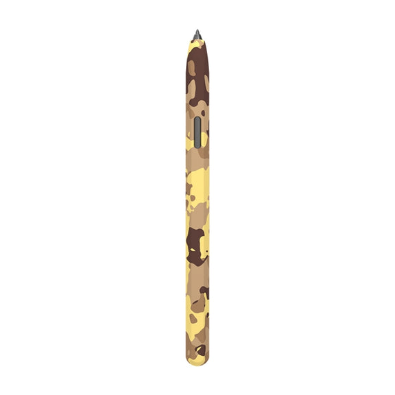 For Samsung Galaxy Tab  S6 Lite LOVE MEI Camouflage Silicone Protective Pen Case(Yellow)