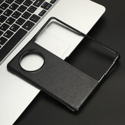 For Tecno Phantom V Fold Litchi Texture Back Cover Phone Case(Black)