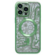 For iPhone 13 Pro Electroplated Circuit Board Pattern MagSafe Phone Case(Green) - iPhone 13 Pro Cases by PMC TechLife | Online Shopping South Africa | PMC TechLife