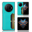 For Tecno Phantom V Fold Litchi Texture Card Slots Back Cover Phone Case(Green) - Tecno Cases by PMC TechLife | Online Shopping South Africa | PMC TechLife