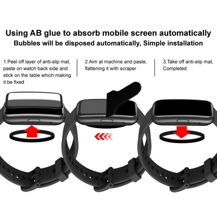 For Huawei Band 9 IMAK Plexiglass HD Watch Protective Film
