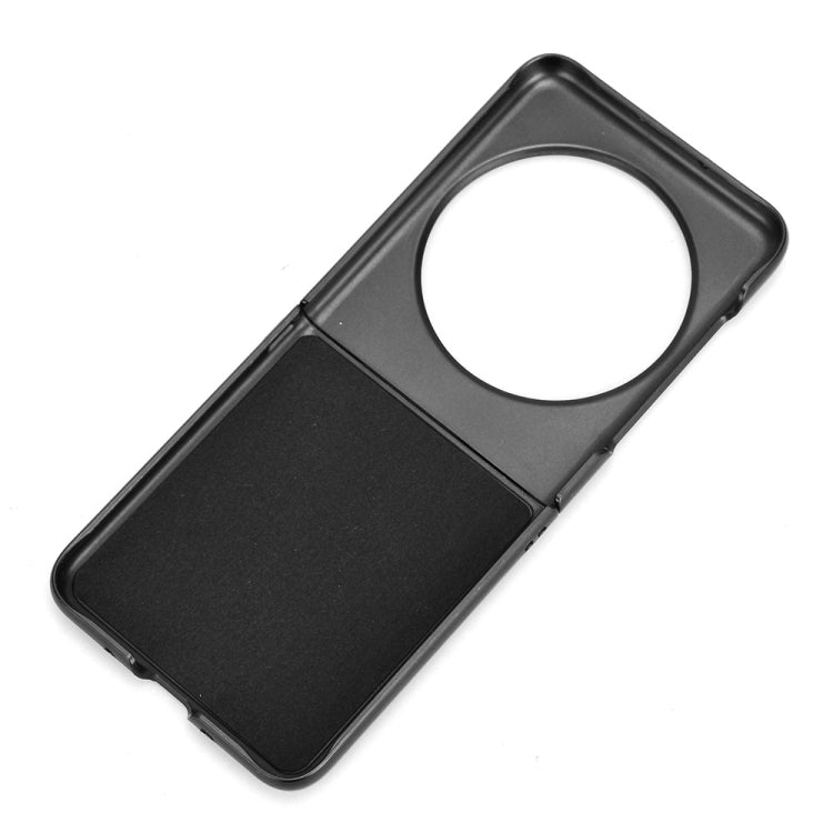 For Tecno Phantom V Flip Cow Pattern Sewing Back Cover Phone Case(Black)