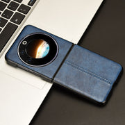 For Tecno Phantom V Flip Cow Pattern Sewing Back Cover Phone Case(Blue)